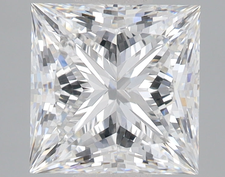 2.79ct Princess lab-grown diamond, D VS1