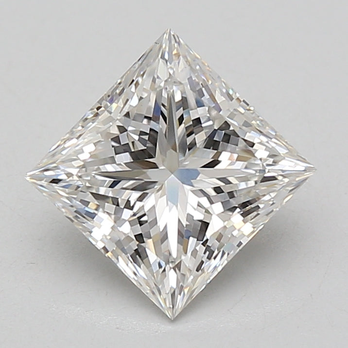 2.48ct Princess lab-grown diamond, E VS1 – 360° view