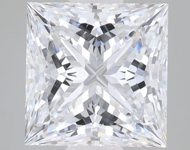 3.08ct Princess lab-grown diamond, D VS1 – 360° view
