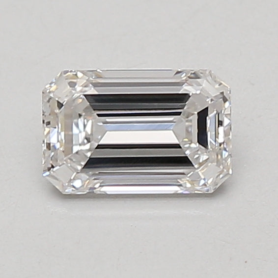 0.85ct Emerald lab-grown diamond, D VVS2 – 360° view