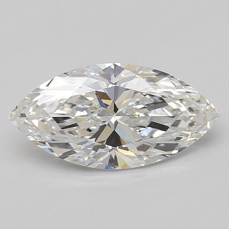 3.05ct Marquise lab-grown diamond, F VS1