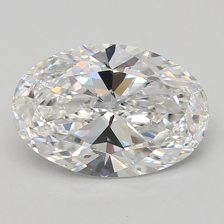 3.02ct Oval lab-grown diamond, D VS1 – 360° view
