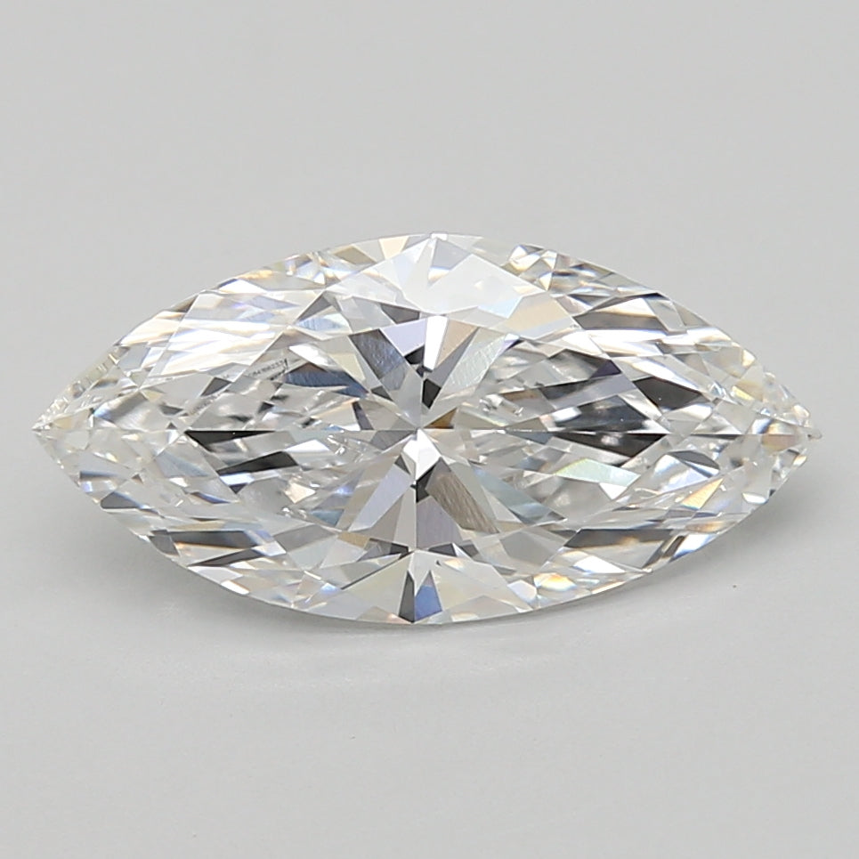3.02ct Marquise lab-grown diamond, D VS1 – 360° view