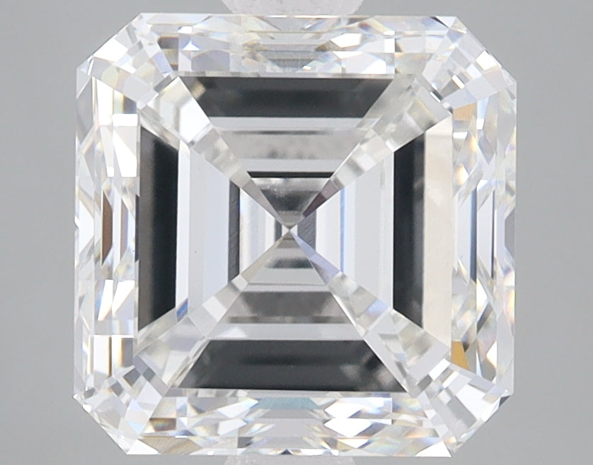 4ct Square Emerald lab-grown diamond, G VVS2 – 360° view