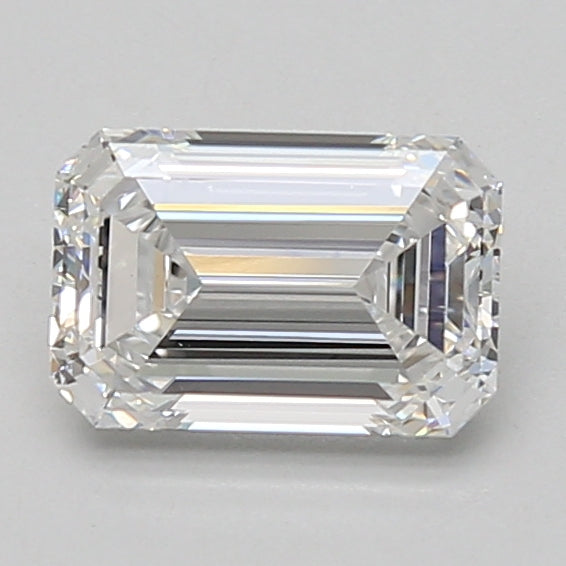 1.44ct Emerald lab-grown diamond, D VVS2