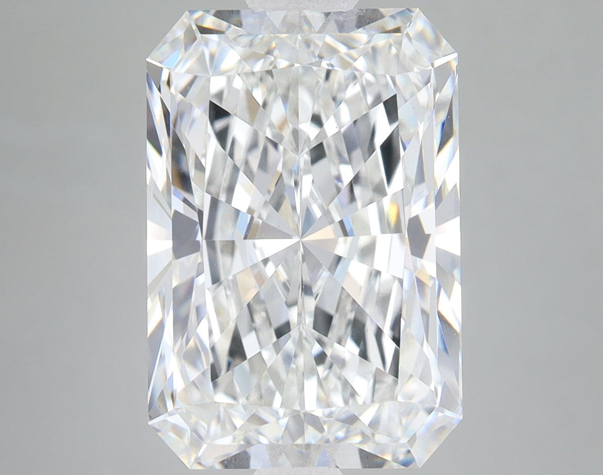 8.1ct Radiant lab-grown diamond, F VVS2