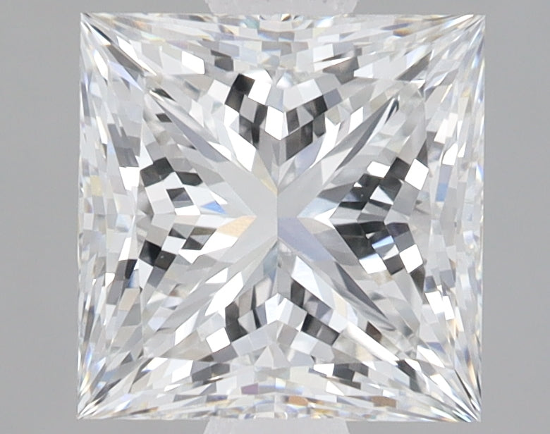 2.55ct Princess lab-grown diamond, E VVS2