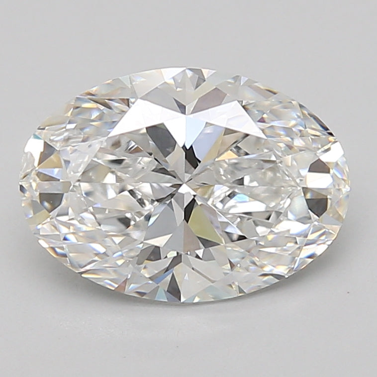 3.08ct Oval lab-grown diamond, D VVS2