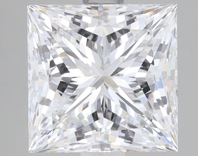 3.08ct Princess lab-grown diamond, E VS2 – 360° view