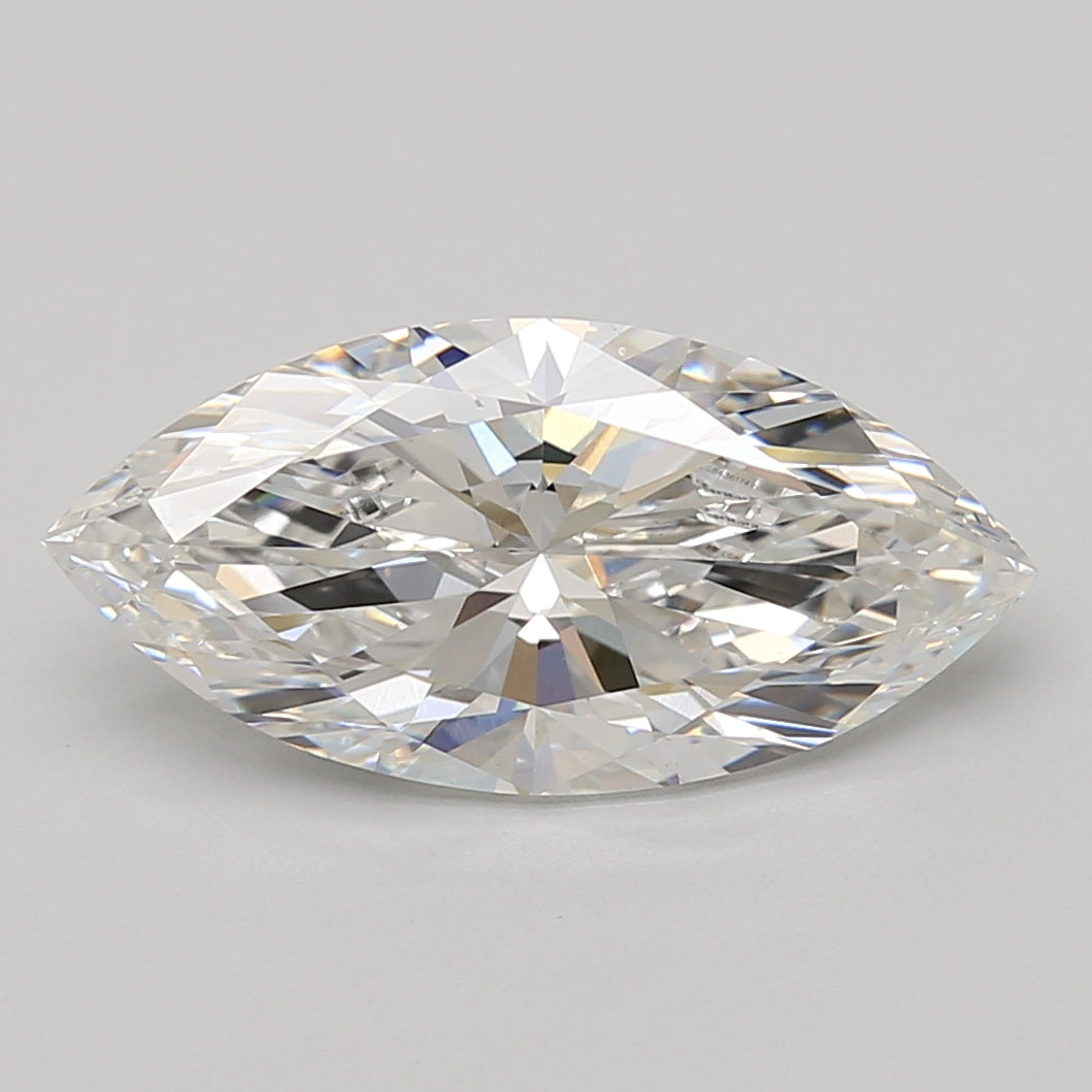 4.01ct Marquise lab-grown diamond, E VVS2 – 360° view