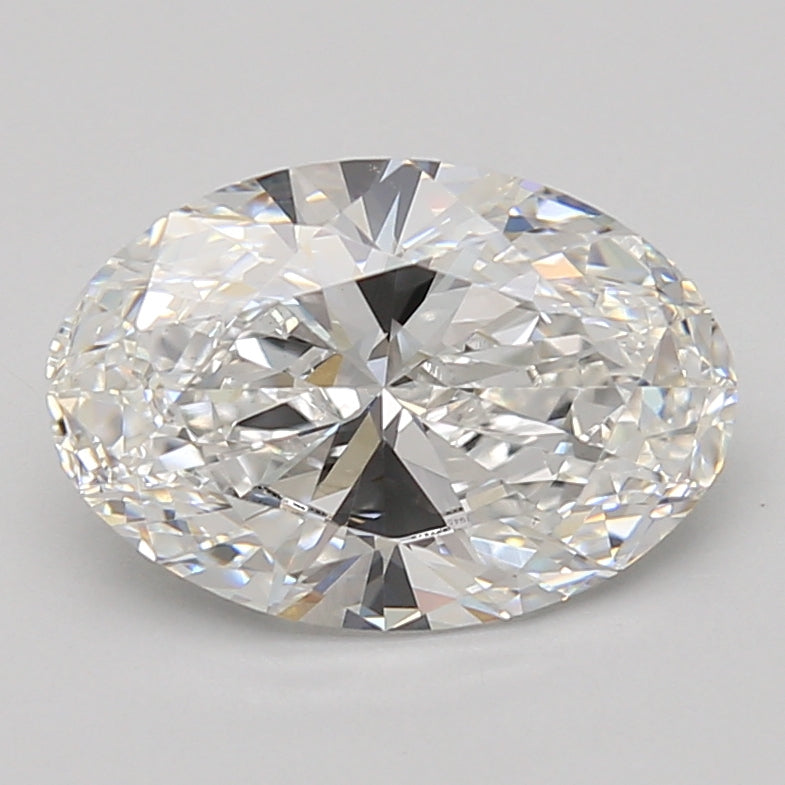 3.02ct Oval lab-grown diamond, E VVS2