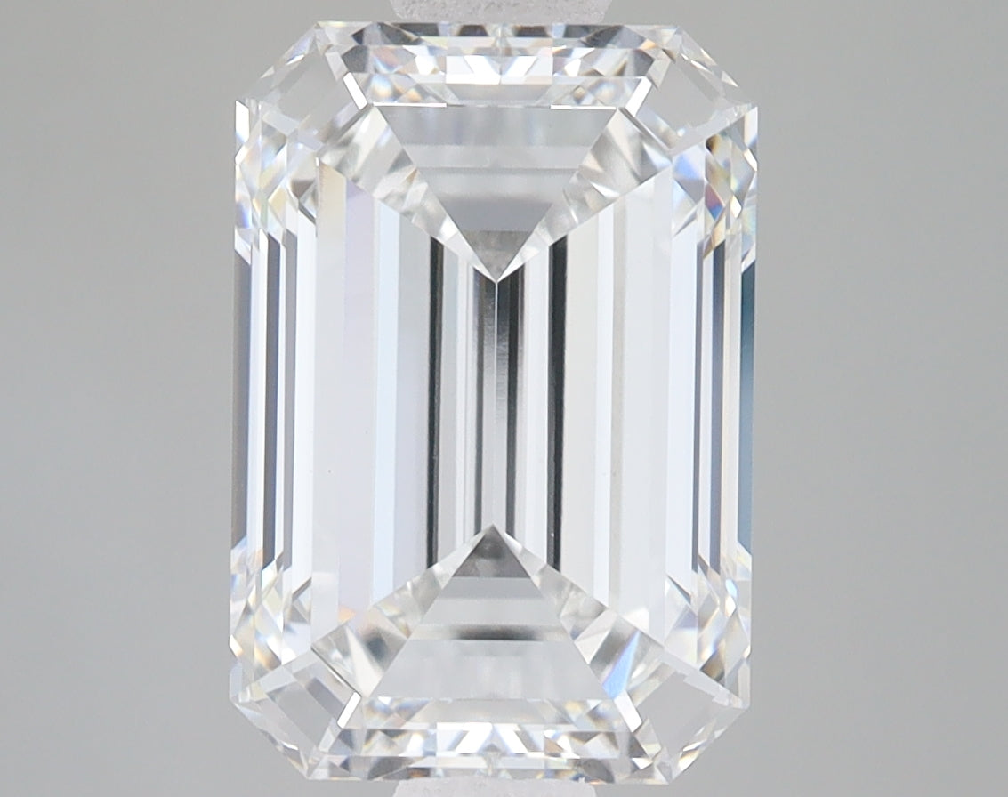 5.08ct Emerald lab-grown diamond, E VVS2 – 360° view