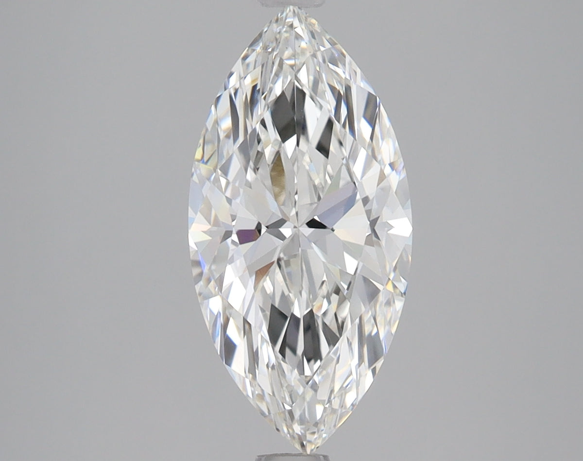 2.25ct Marquise lab-grown diamond, F VS1 – 360° view