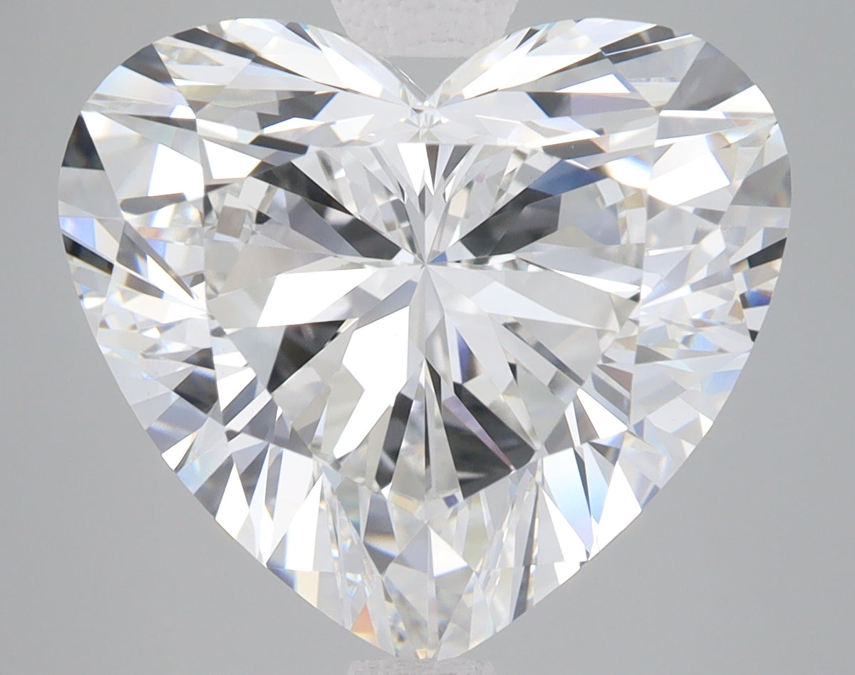 8.08ct Heart lab-grown diamond, F VVS2 – 360° view