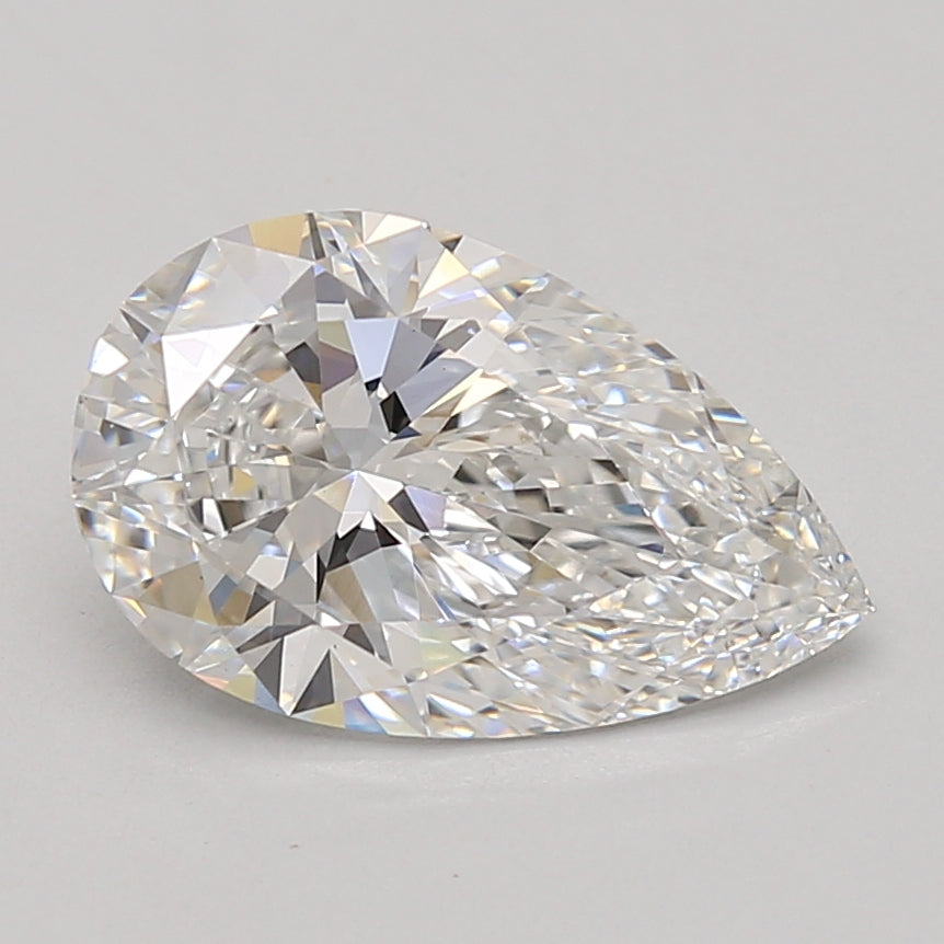 3.03ct Pear lab-grown diamond, E VS1