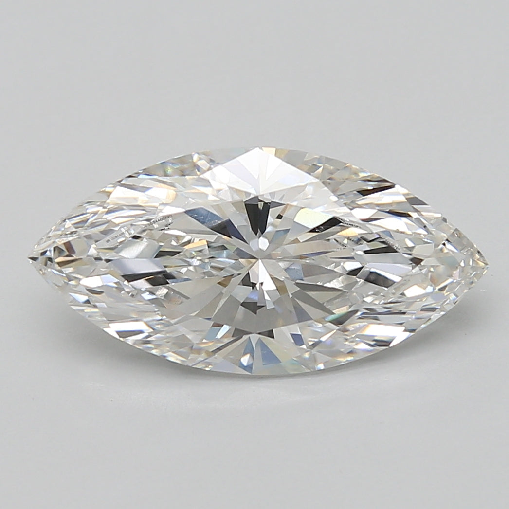 4.02ct Marquise lab-grown diamond, E VS1
