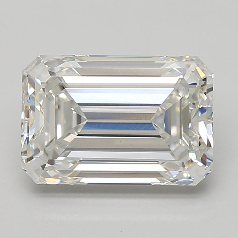 5.04ct Emerald lab-grown diamond, E VVS2