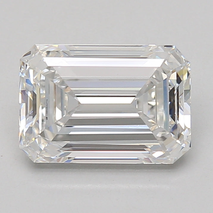 3.08ct Emerald lab-grown diamond, D VVS2