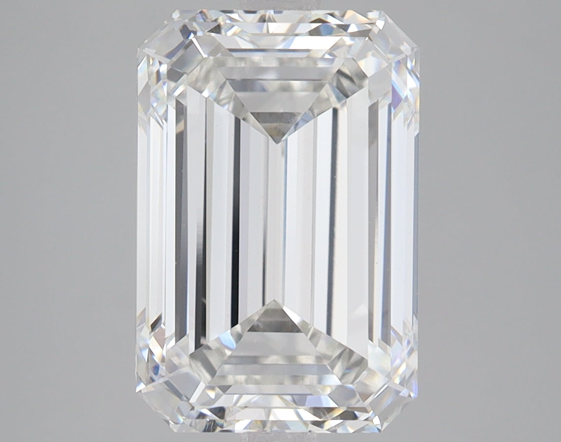 5.2ct Emerald lab-grown diamond, E VVS2 – 360° view