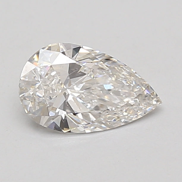 0.75ct Pear lab-grown diamond, F VS2