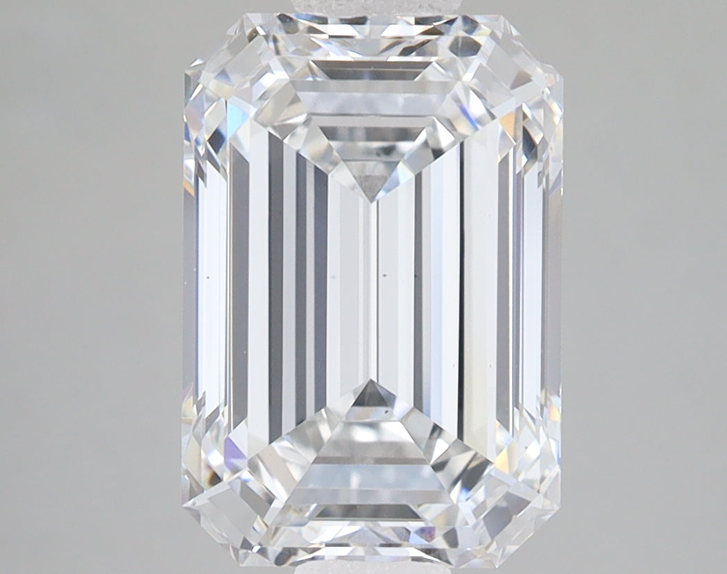 4.1ct Emerald lab-grown diamond, E VS1 – 360° view