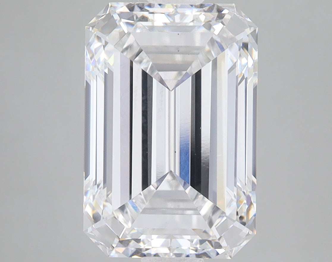 5.05ct Emerald lab-grown diamond, D VS1 – 360° view
