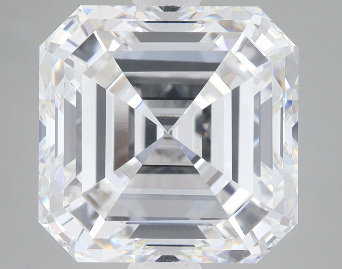 9.1ct Square Emerald lab-grown diamond, E VVS2