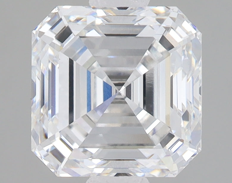 2.57ct Square Emerald lab-grown diamond, D VVS2 – 360° view