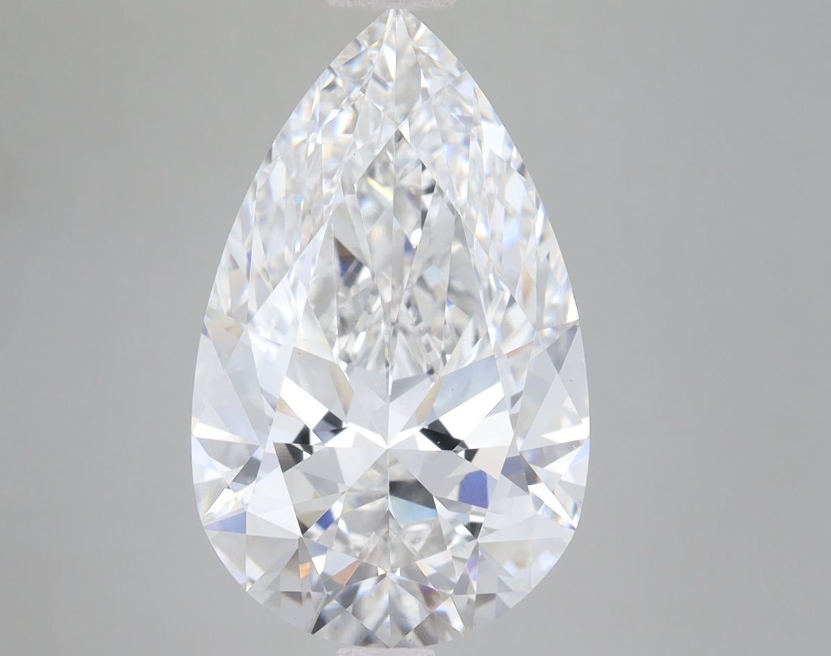 6.09ct Pear lab-grown diamond, E VS1