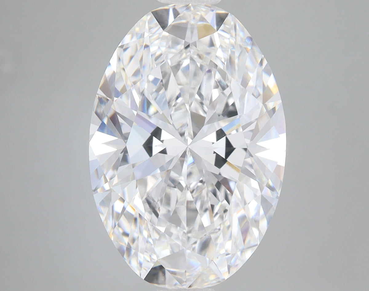 6.09ct Oval lab-grown diamond, E VVS2 – 360° view