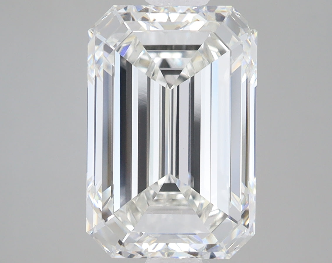 5.05ct Emerald lab-grown diamond, G VVS2 – 360° view