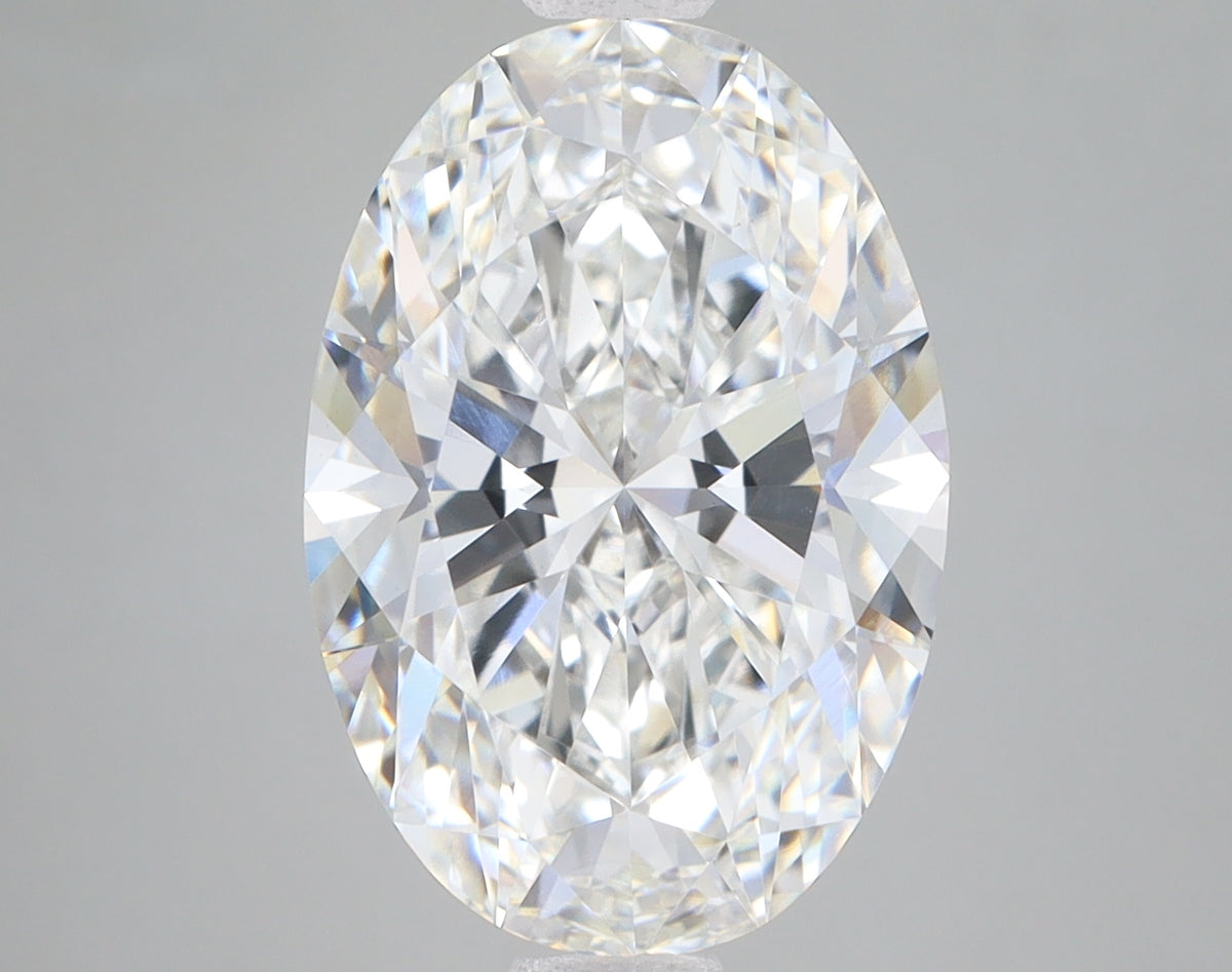 IGI certificate for 5.07ct Oval lab-grown diamond, F VS1