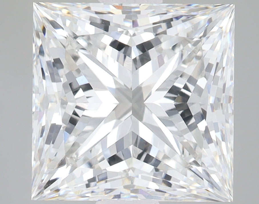 5.59ct Princess lab-grown diamond, E VVS2