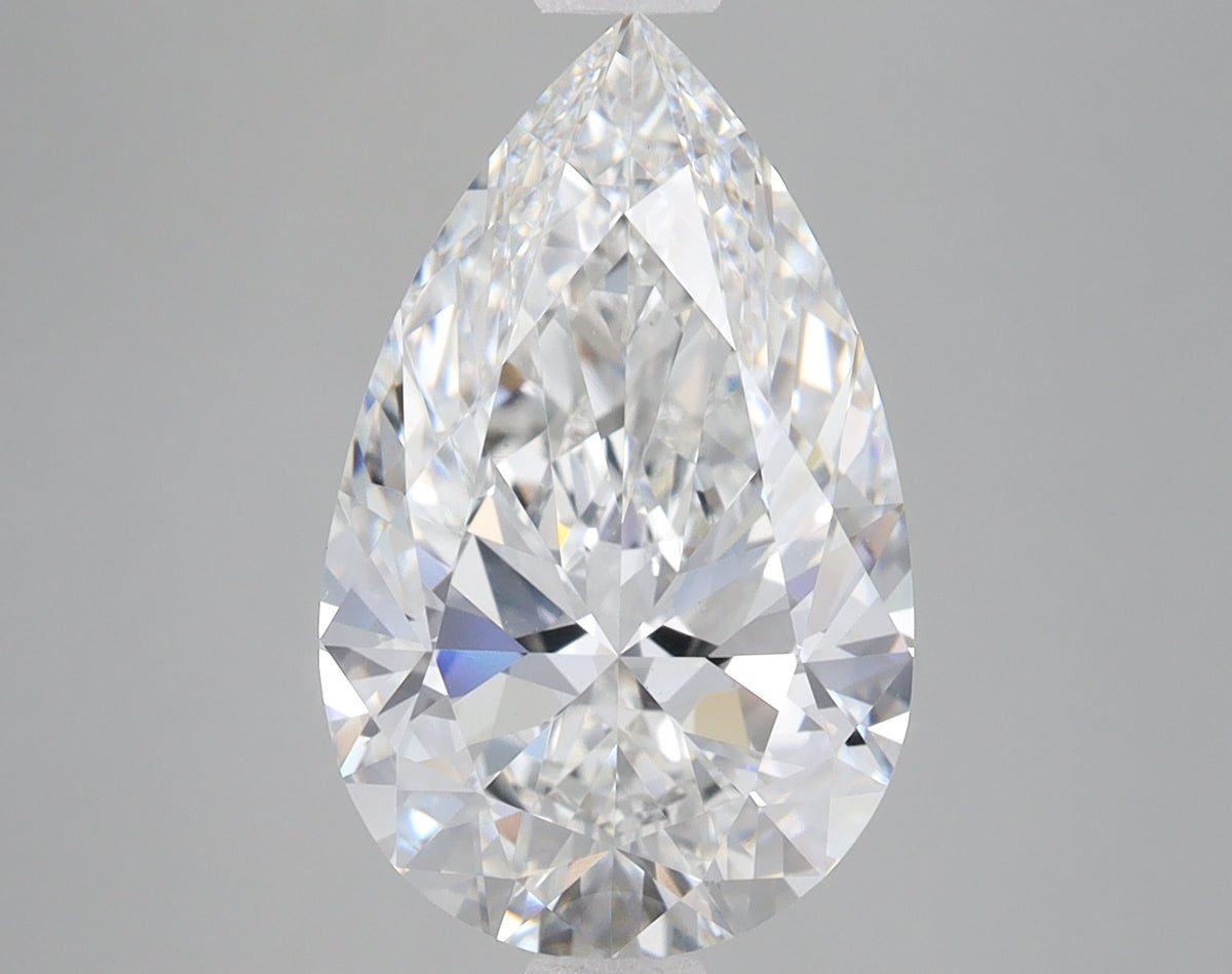4.59ct Pear lab-grown diamond, F VVS2 – 360° view