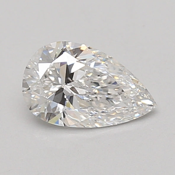 IGI certificate for 0.72ct Pear lab-grown diamond, D VS2