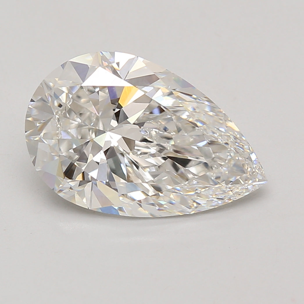 5.02ct Pear lab-grown diamond, E VVS2 – 360° view