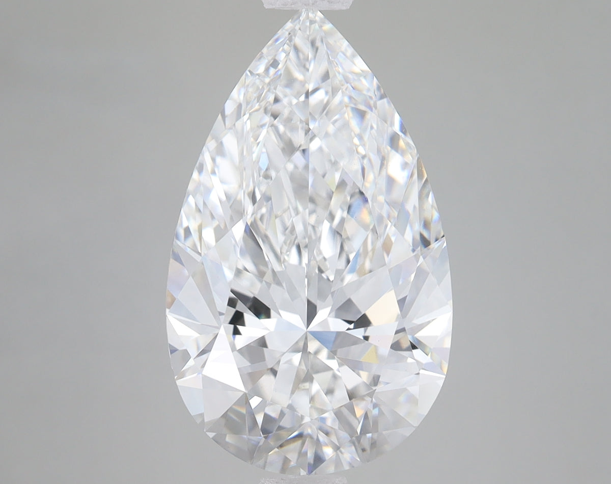 6.26ct Pear lab-grown diamond, E VVS2
