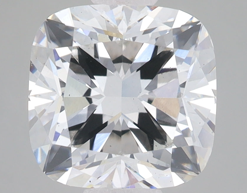 3.44ct Cushion lab-grown diamond, F VS2 – 360° view