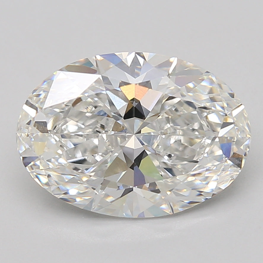 5.04ct Oval lab-grown diamond, E VVS2 – 360° view