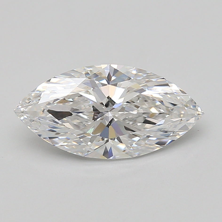 2.52ct Marquise lab-grown diamond, D VVS2 – 360° view