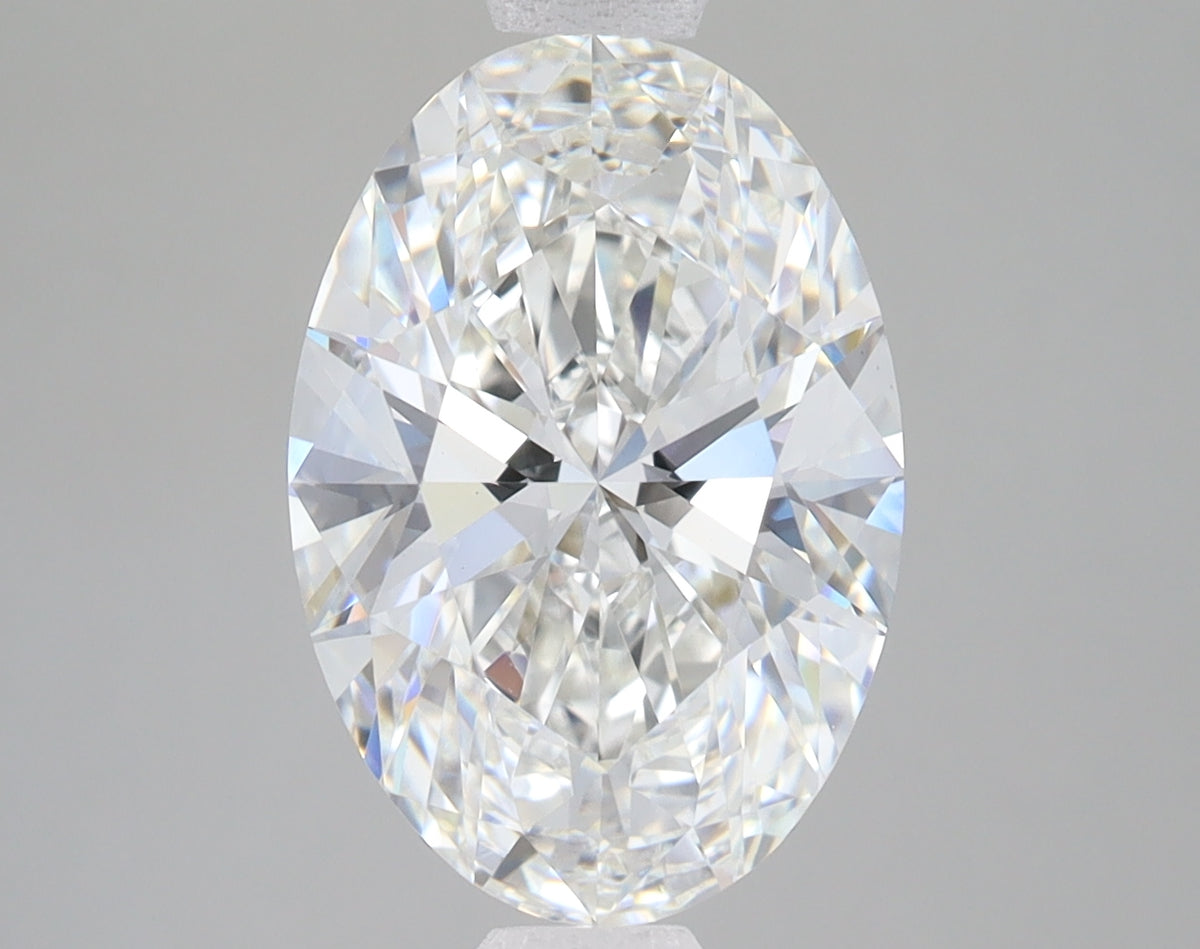 3.96ct Oval lab-grown diamond, F VS1 – 360° view