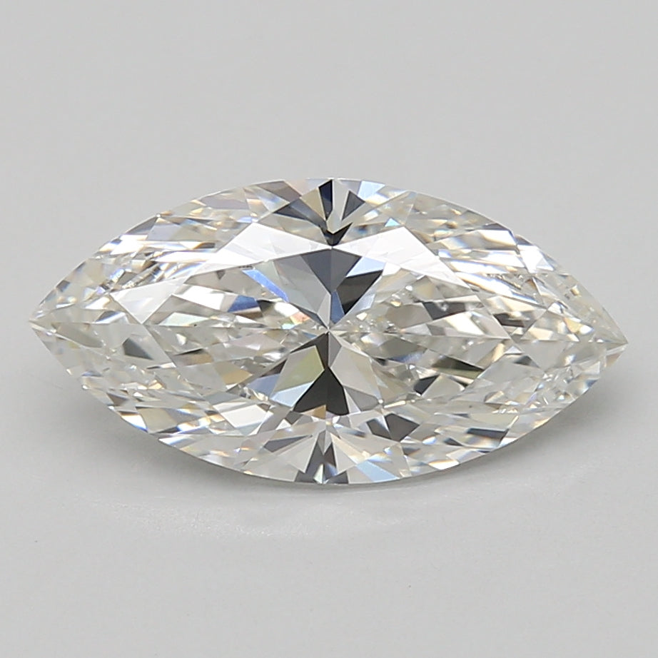 3.02ct Marquise lab-grown diamond, E VVS2