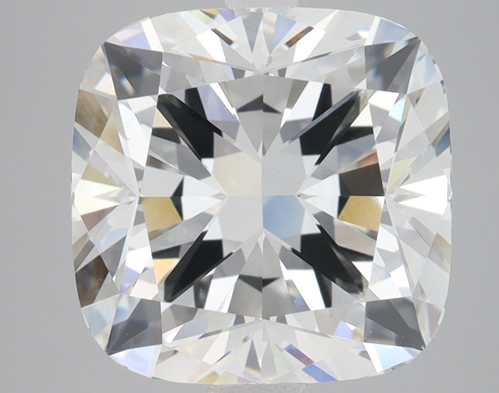 6.01ct Cushion lab-grown diamond, F VVS2 – 360° view
