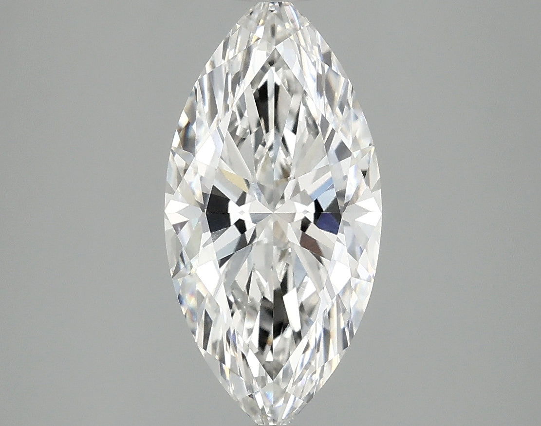 2.08ct Marquise lab-grown diamond, E VVS2