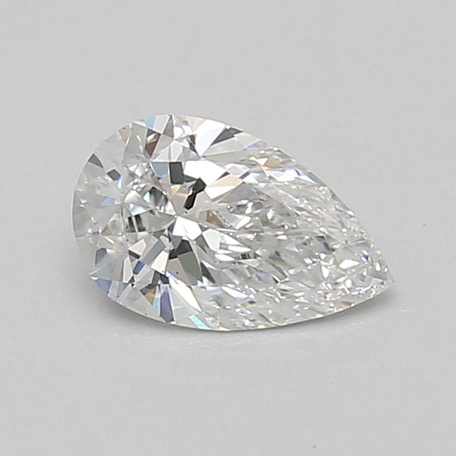 0.8ct Pear lab-grown diamond, D VS2 – 360° view