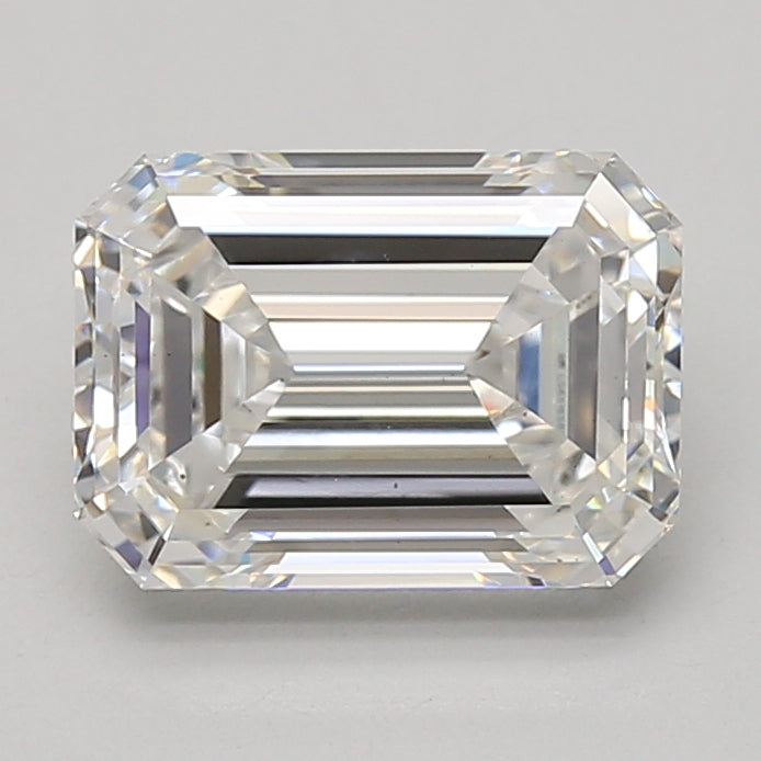 3.04ct Emerald lab-grown diamond, D VS2 – 360° view