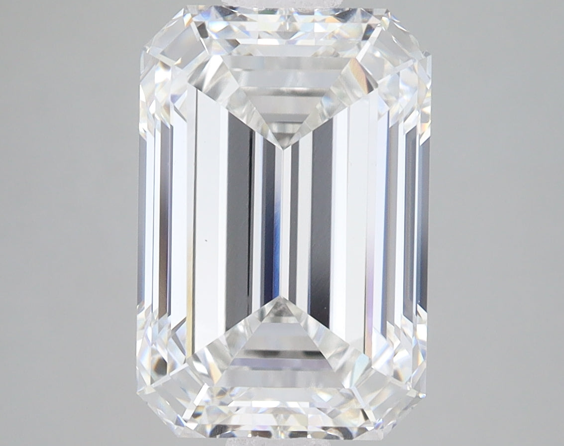 5.09ct Emerald lab-grown diamond, F VS1