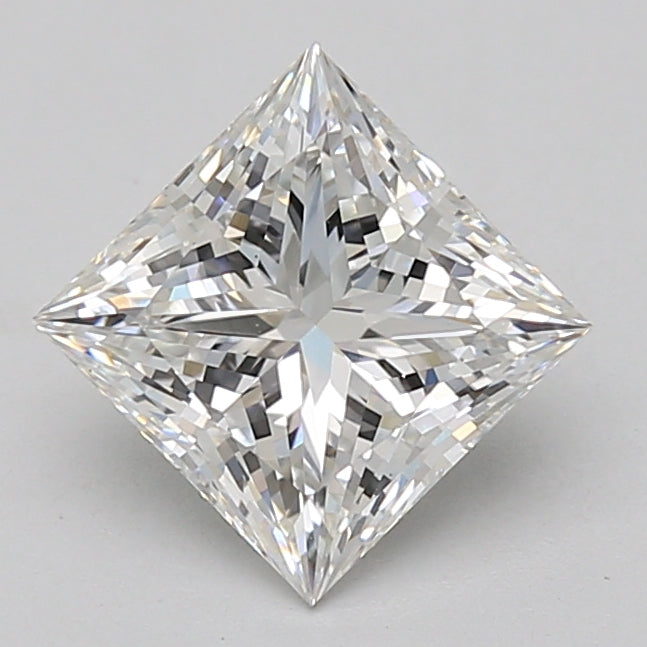 2.06ct Princess lab-grown diamond, E VS1 – 360° view