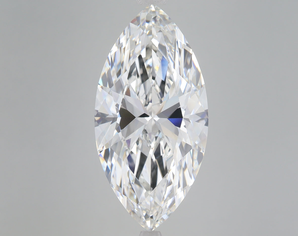 9.2ct Marquise lab-grown diamond, F VS1