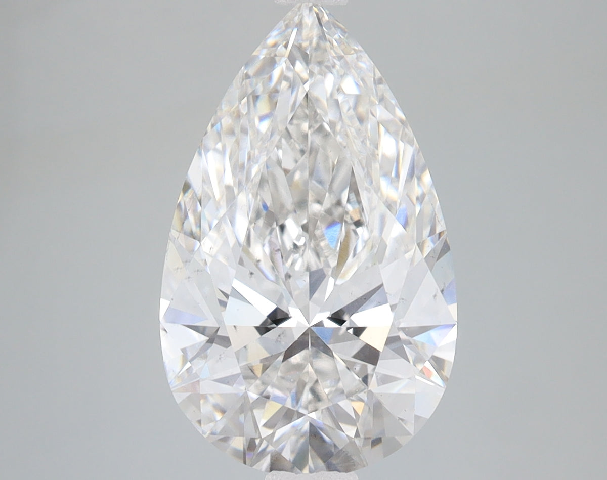 4.06ct Pear lab-grown diamond, F VS2